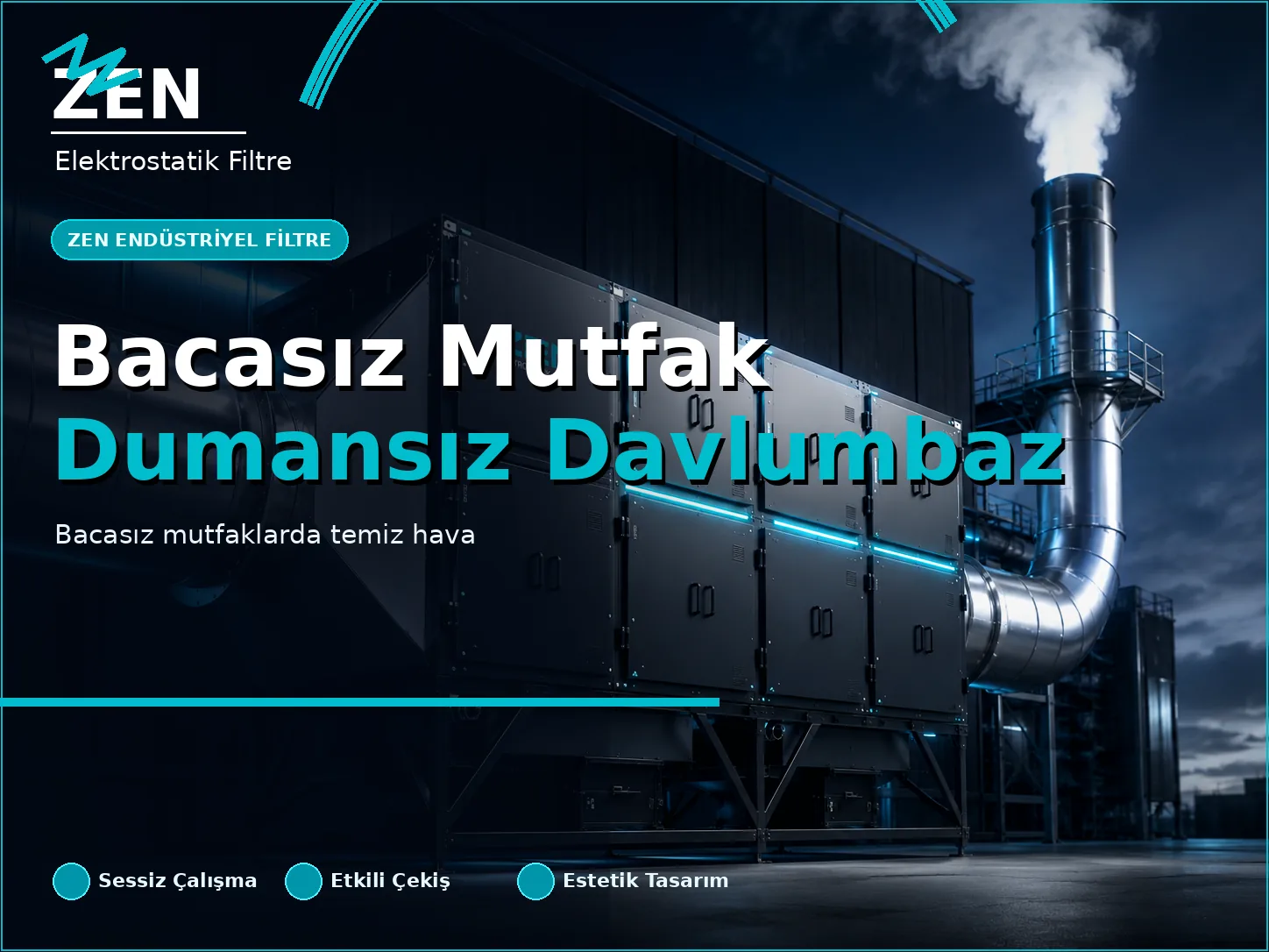 Bacasız Mutfak ve Dumansız Davlumbaz Çözümü
