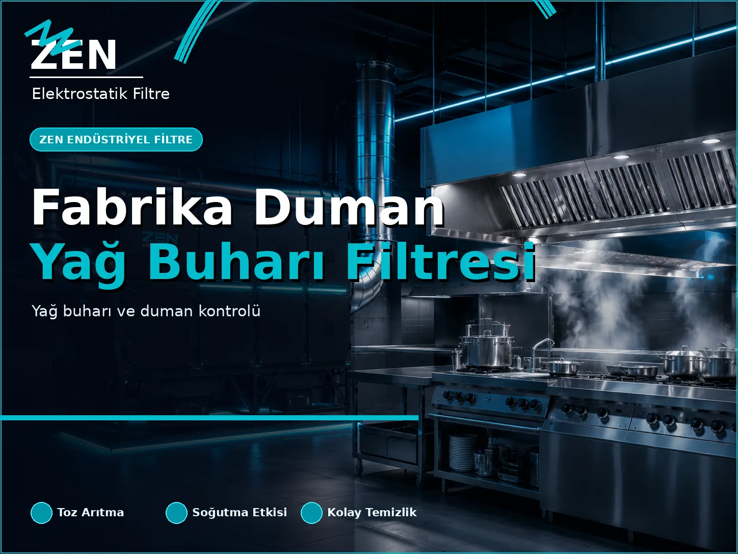 Fabrika Duman ve Yağ Buharı Filtre Sistemi
