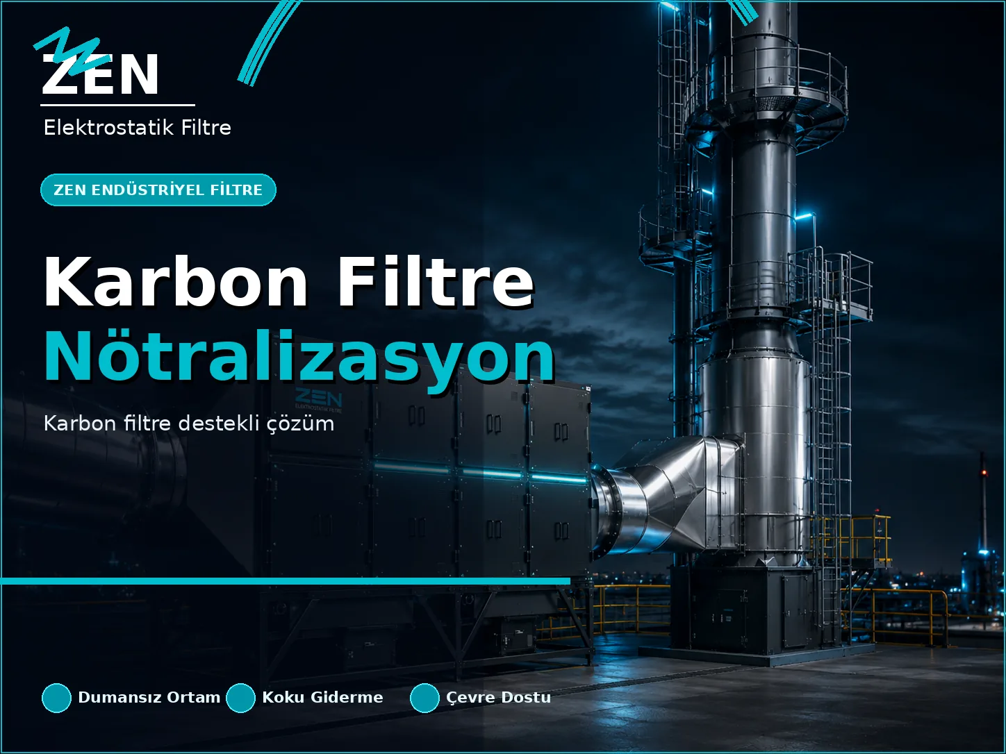 Koku Buhar Nötralizasyon ve Karbon Filtre Çözümü